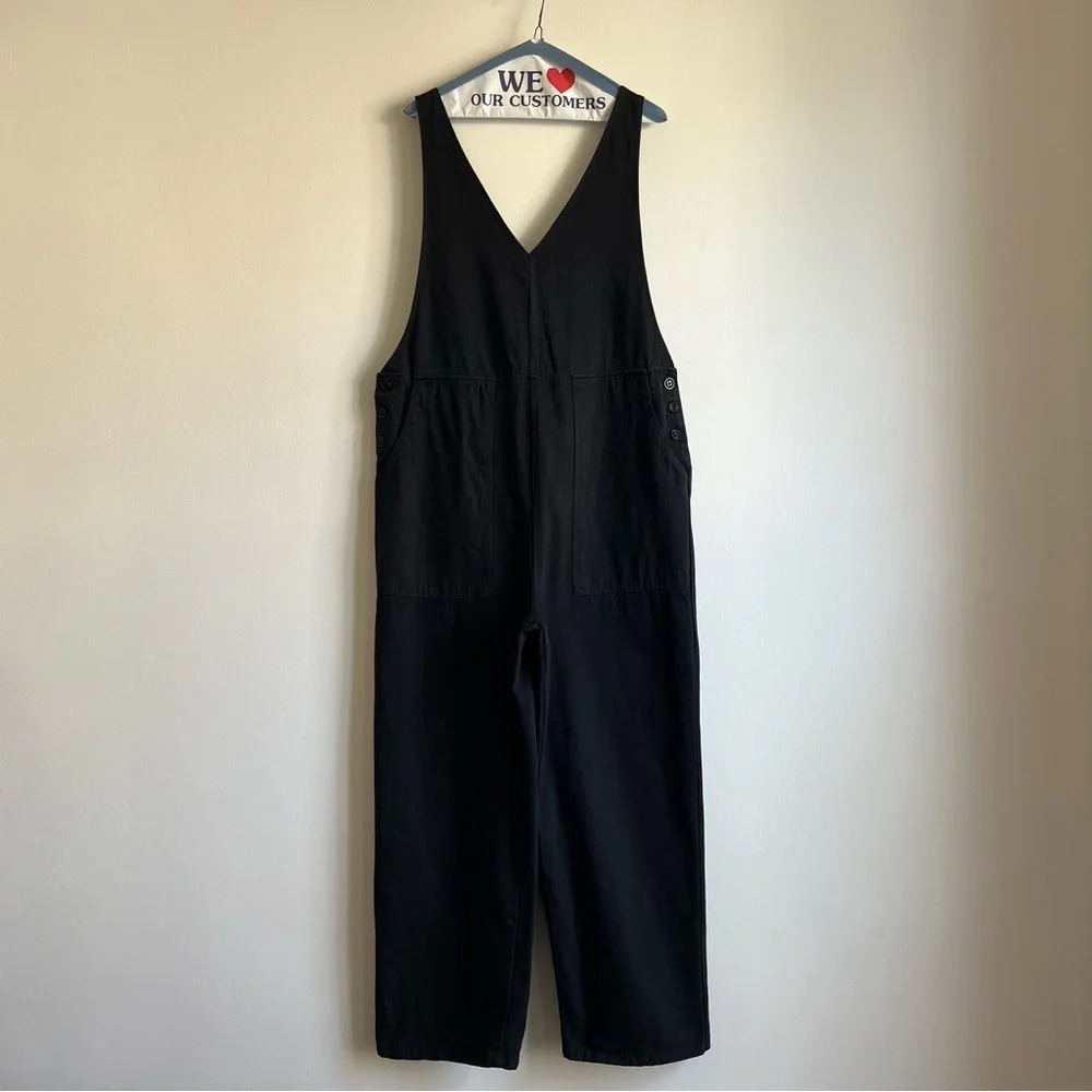 Alex Mill Ollie Overall in Recycled Denim Black - Picture 5 of 16